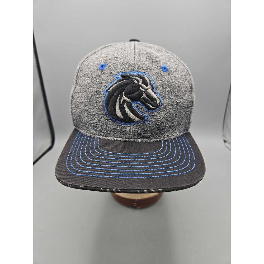 Boise State Broncos BSU NCAA Hat Cap Blue/Gray/Black adjustable Snapback Zephyr
